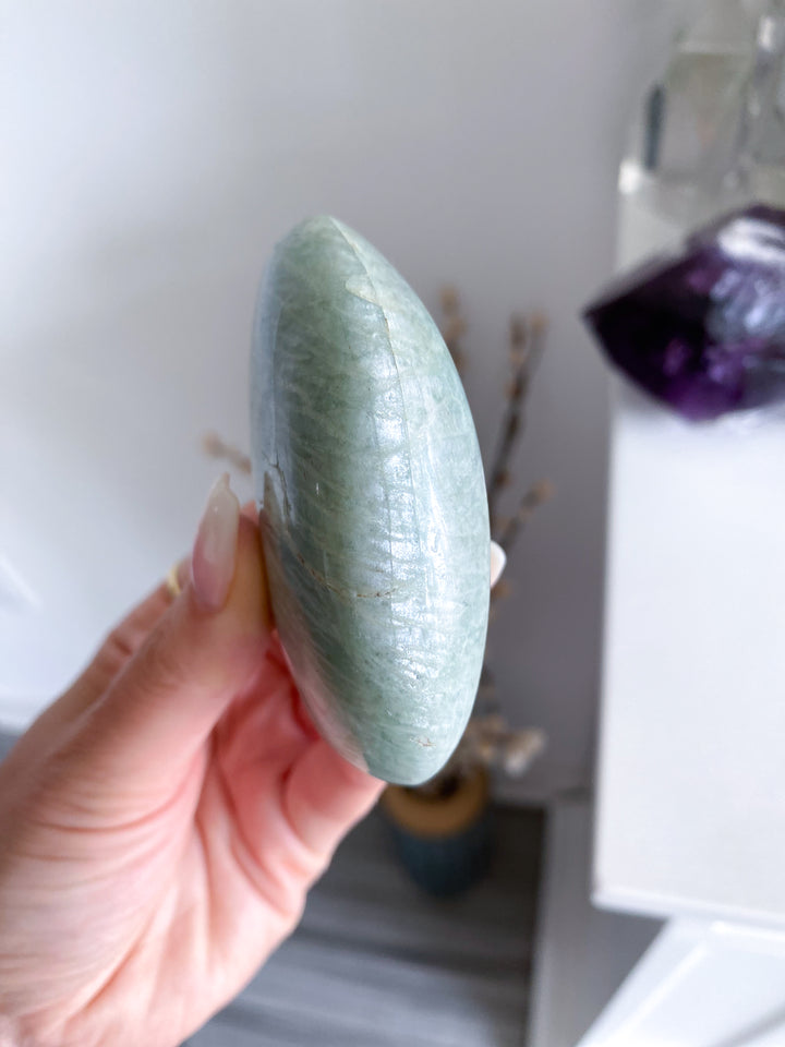 Large Amazonite Palm Stone #6