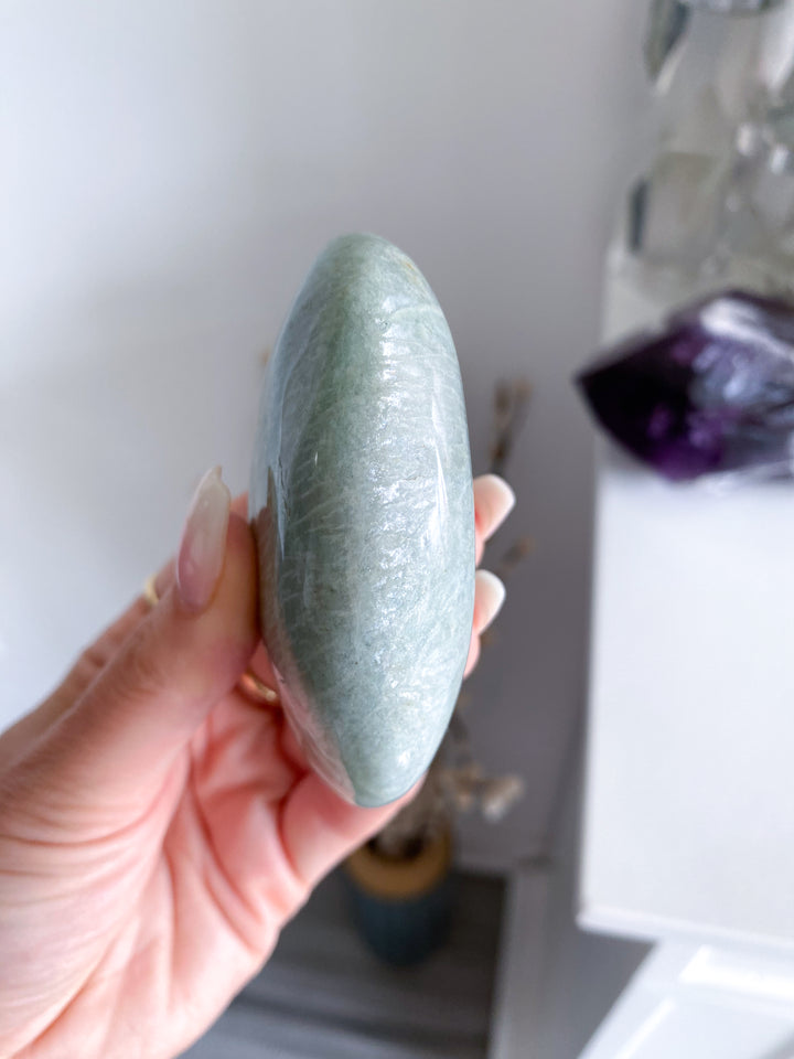 Large Amazonite Palm Stone #6