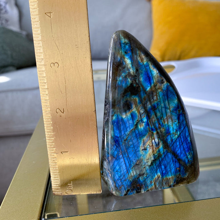 Flashy Blue, Yellow Labradorite Free Form #4