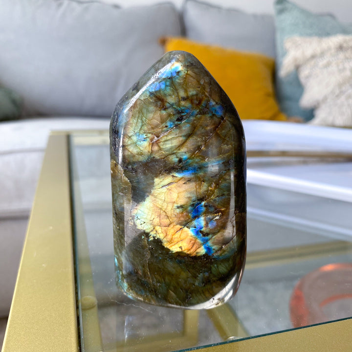 Flashy Golden Labradorite Free Form #5