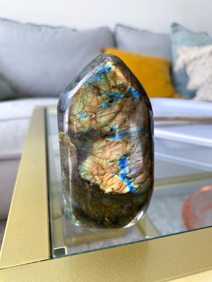 Flashy Golden Labradorite Free Form #5