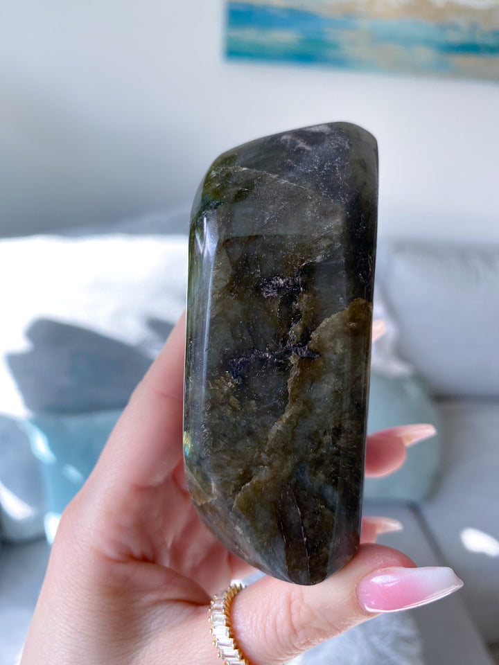 Flashy Golden Labradorite Free Form #5