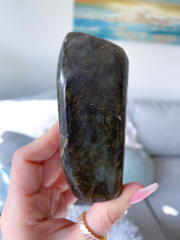 Flashy Golden Labradorite Free Form #5