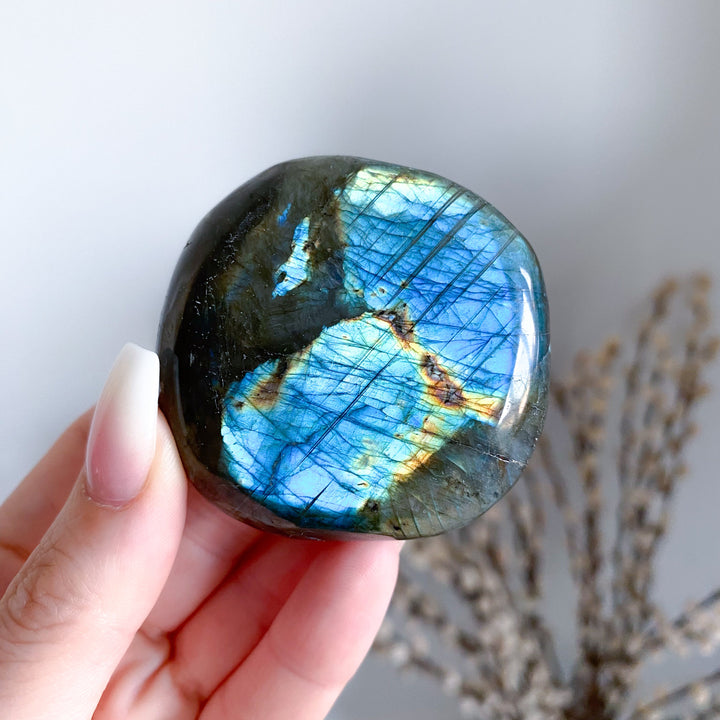 Labradorite Palm Stone #5