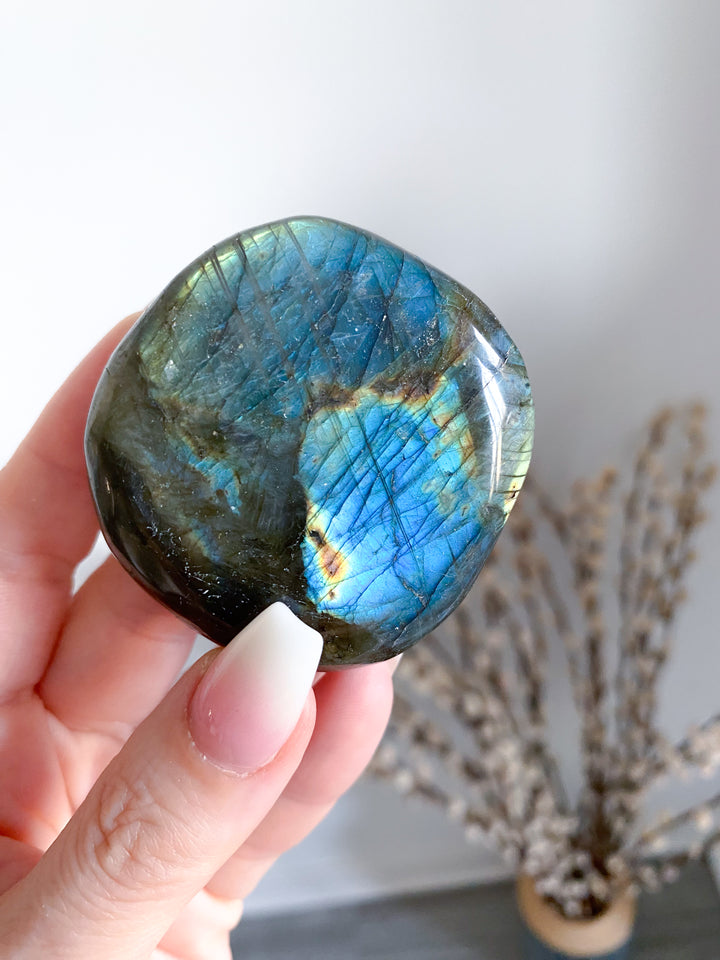 Labradorite Palm Stone #5