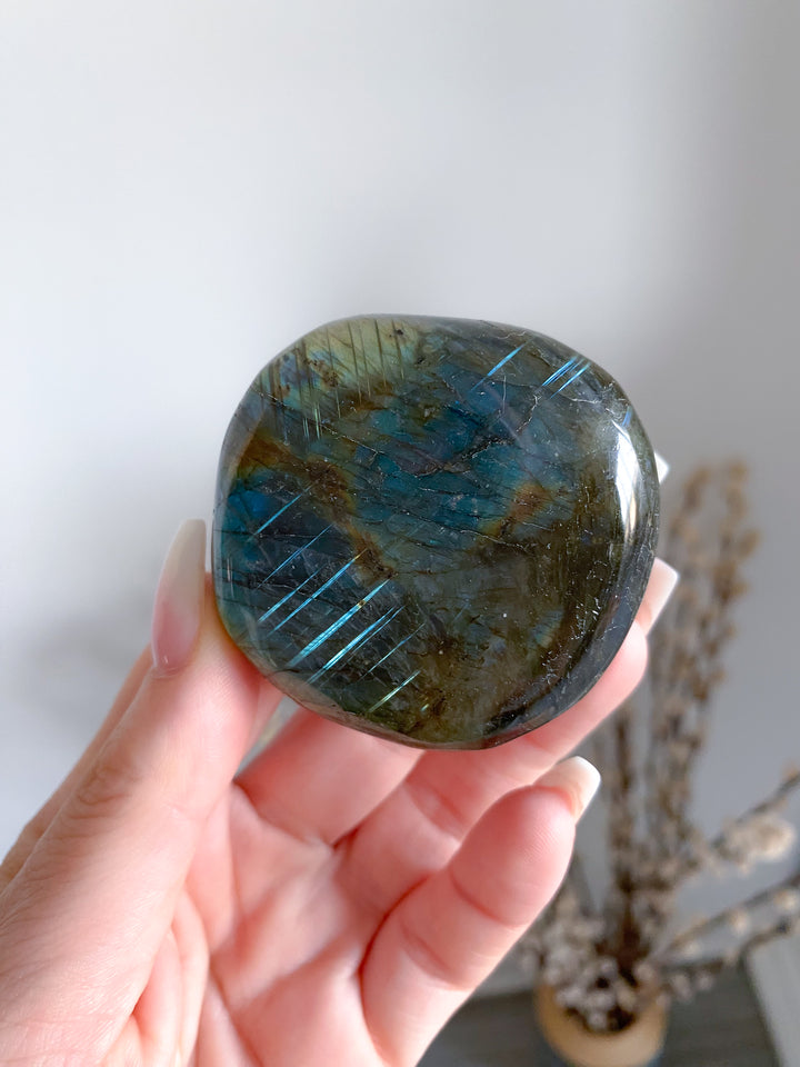 Labradorite Palm Stone #5