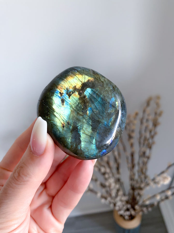 Labradorite Palm Stone #5
