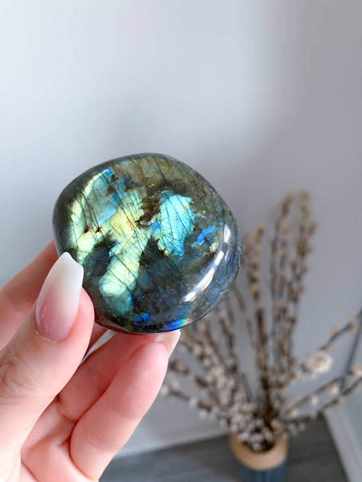 Labradorite Palm Stone #5