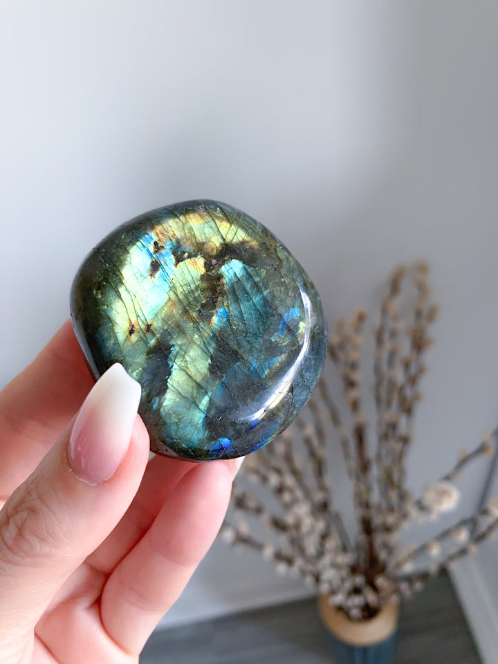 Labradorite Palm Stone #5