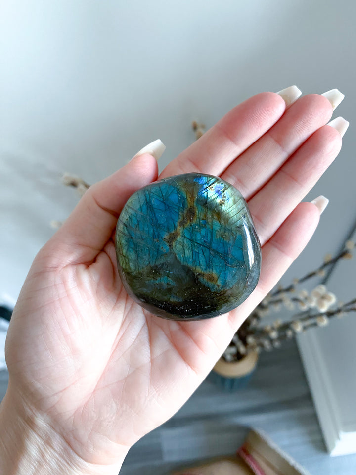 Labradorite Palm Stone #5