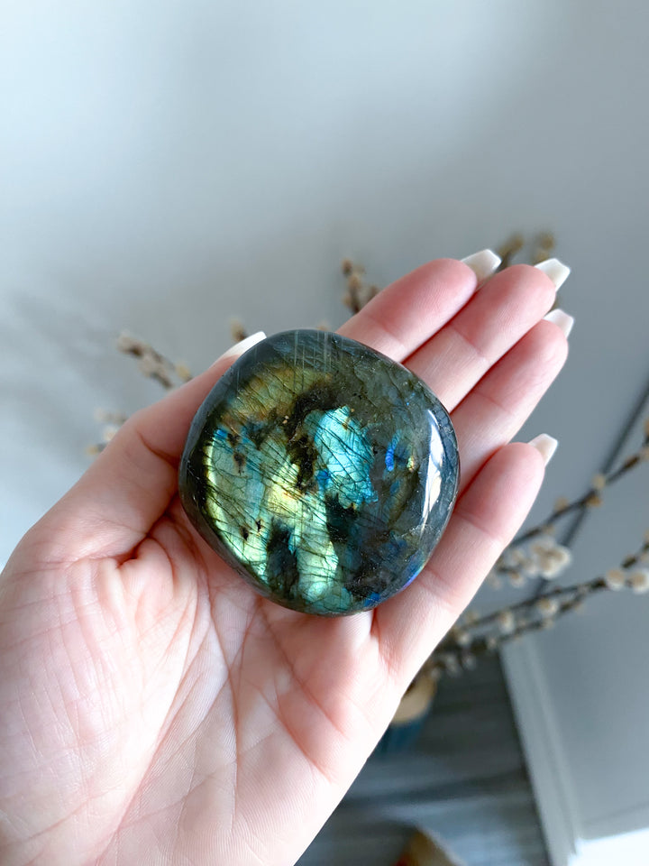 Labradorite Palm Stone #5
