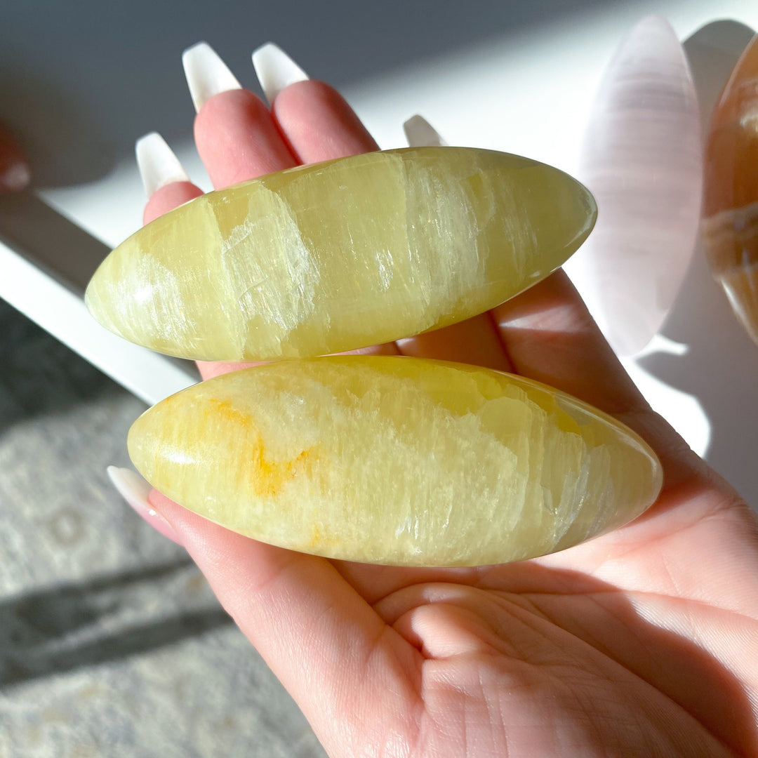 Lemon Calcite Shiva Stone