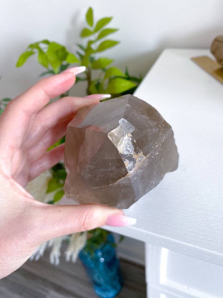 1.2lb Inclusion Smokey Quartz Point #4 - Get Exact Piece