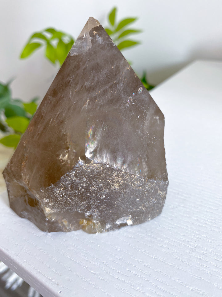 1.2lb Inclusion Smokey Quartz Point #4 - Get Exact Piece