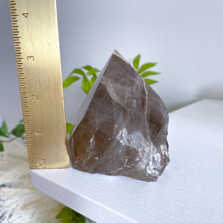 1.2lb Inclusion Smokey Quartz Point #4 - Get Exact Piece