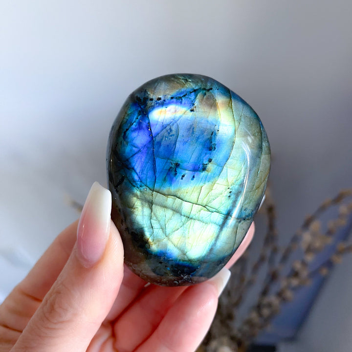 Labradorite Palm Stone #7