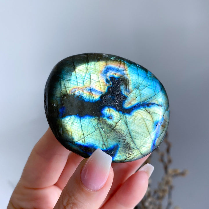 Labradorite Palm Stone #3