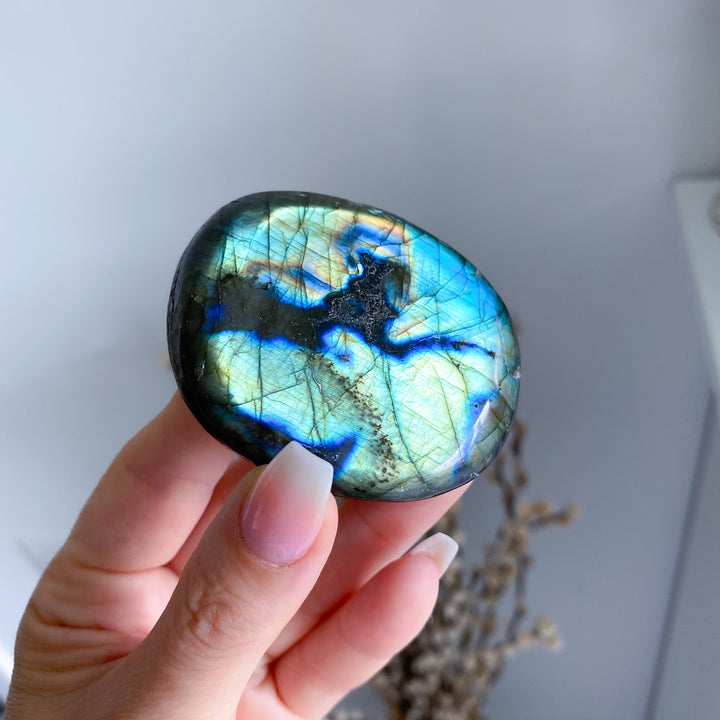 Labradorite Palm Stone #3