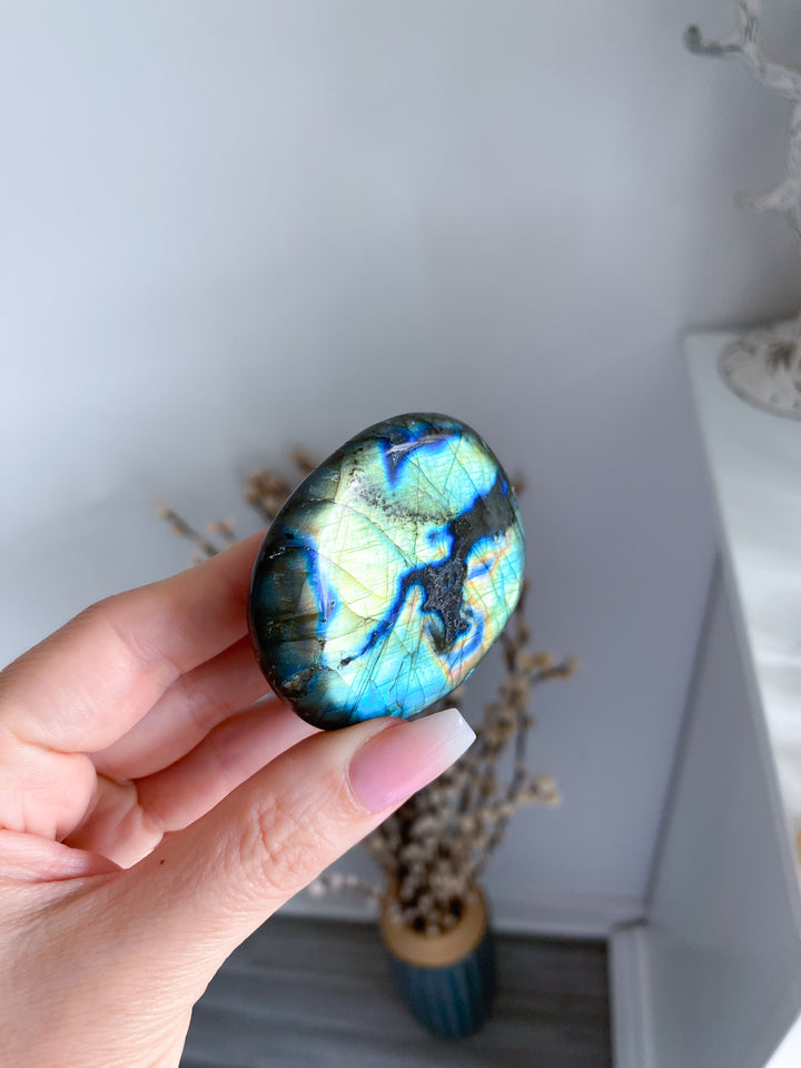 Labradorite Palm Stone #3