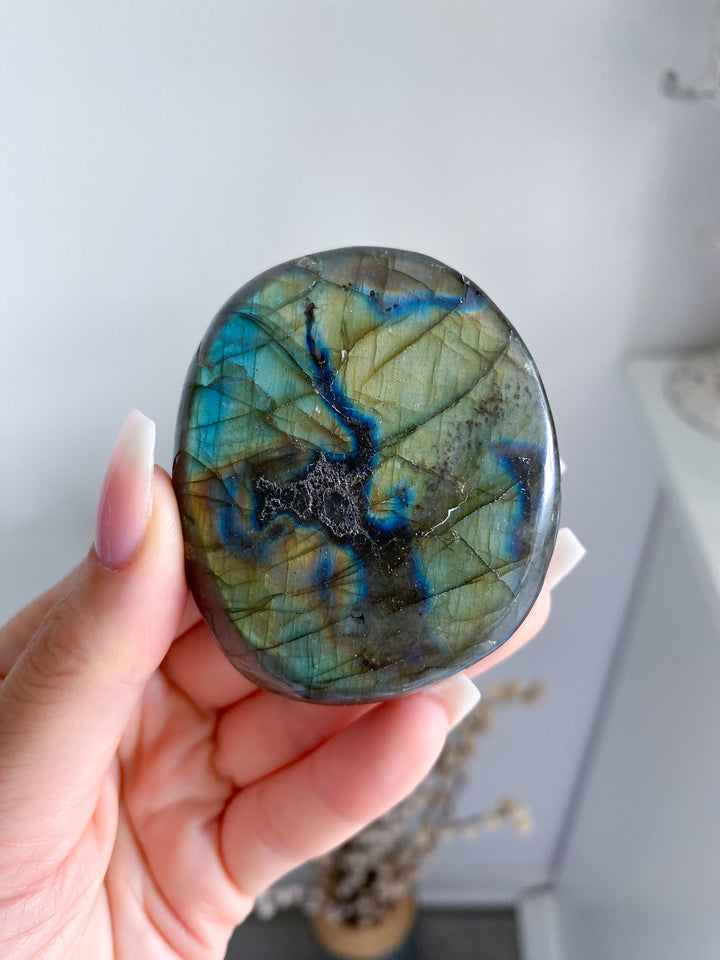 Labradorite Palm Stone #3