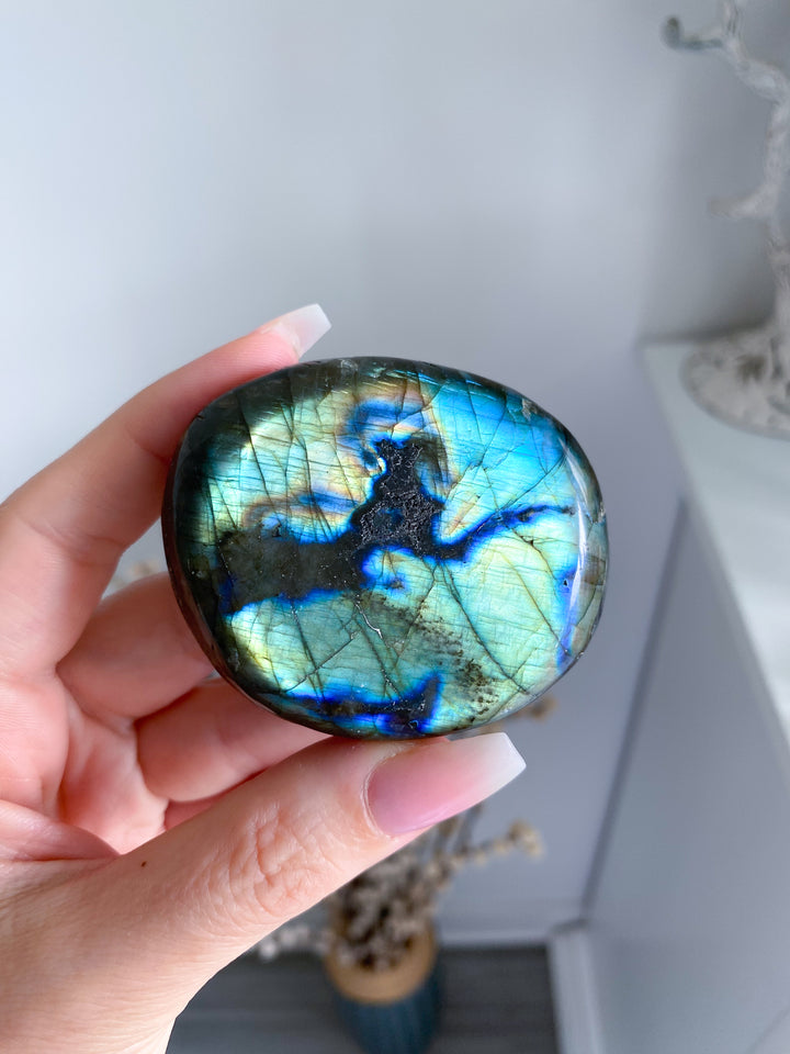 Labradorite Palm Stone #3
