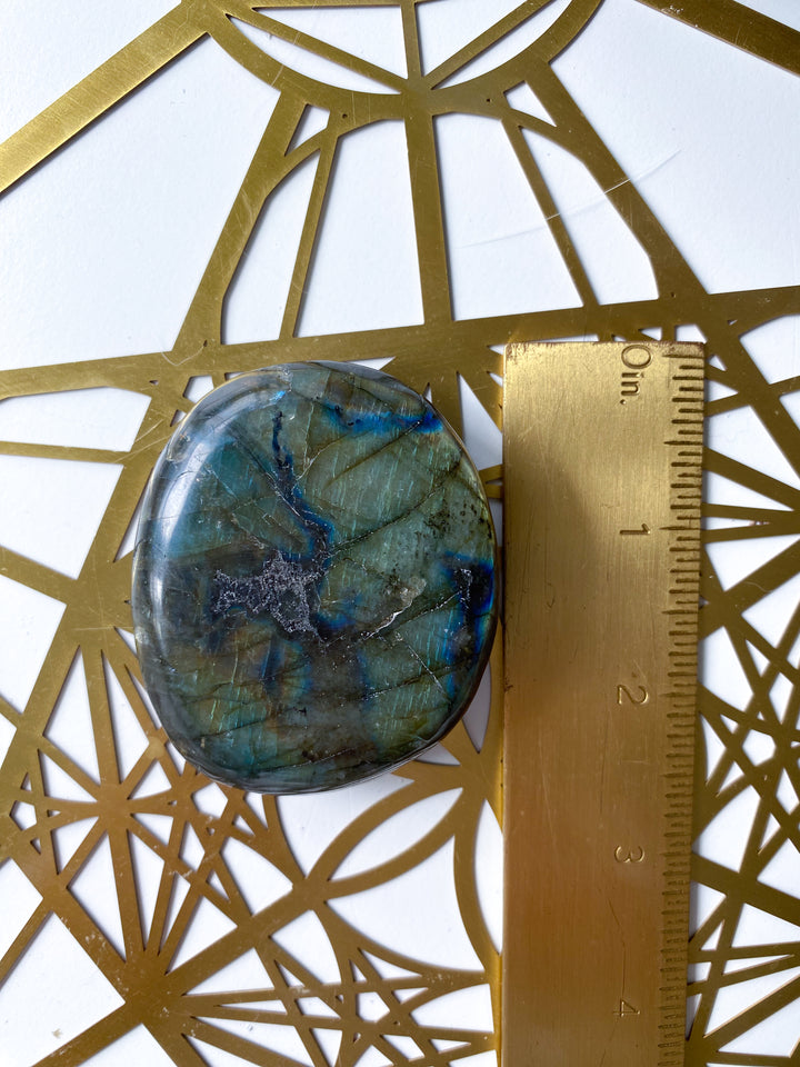 Labradorite Palm Stone #3