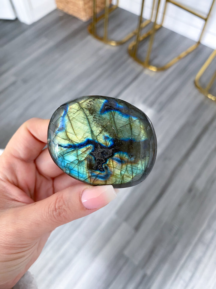 Labradorite Palm Stone #3