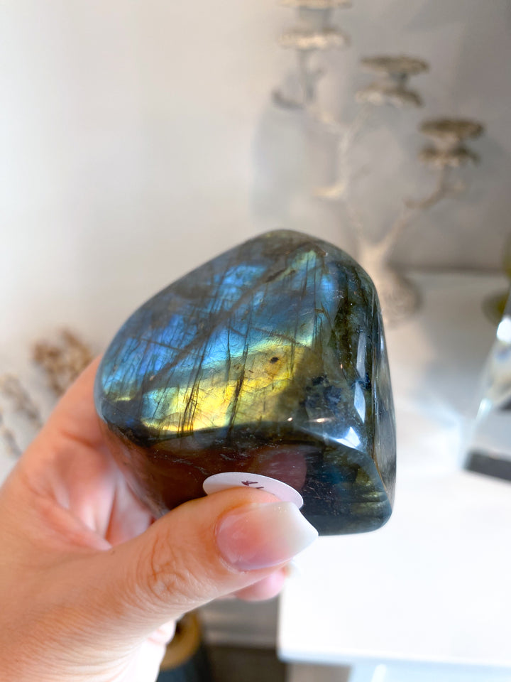 FLASHY Electric Blue Labradorite Free Form #9