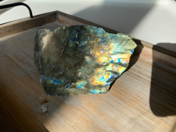 LARGE, STUNNING Labradorite Free Form - Psychic Abilities - Calming -  Imagination - Transformation - Revealing Truth