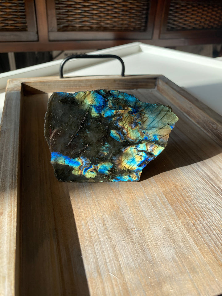 LARGE, STUNNING Labradorite Free Form - Psychic Abilities - Calming -  Imagination - Transformation - Revealing Truth