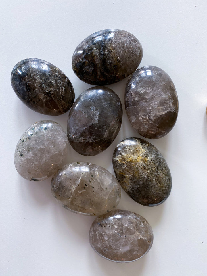 Inclusion Smokey Quartz Palm