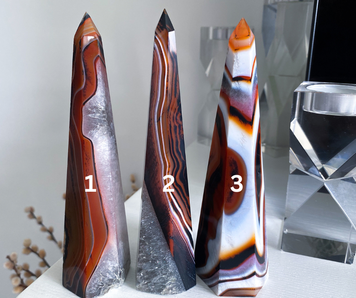 You Choose: Large Sardonyx Tower 5"
