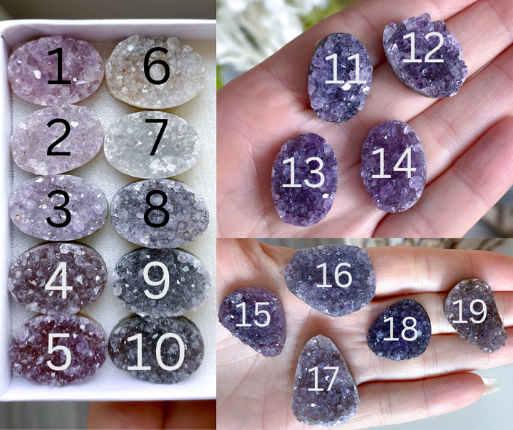 Rainbow Amethyst Mini Cluster Cabochon - You Choose
