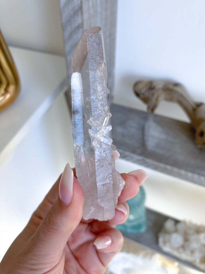 Inclusion Quartz Wand with Needles