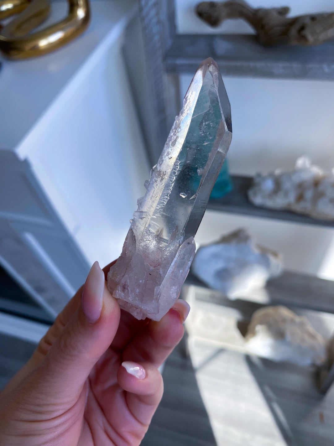 Inclusion Quartz Wand with Needles