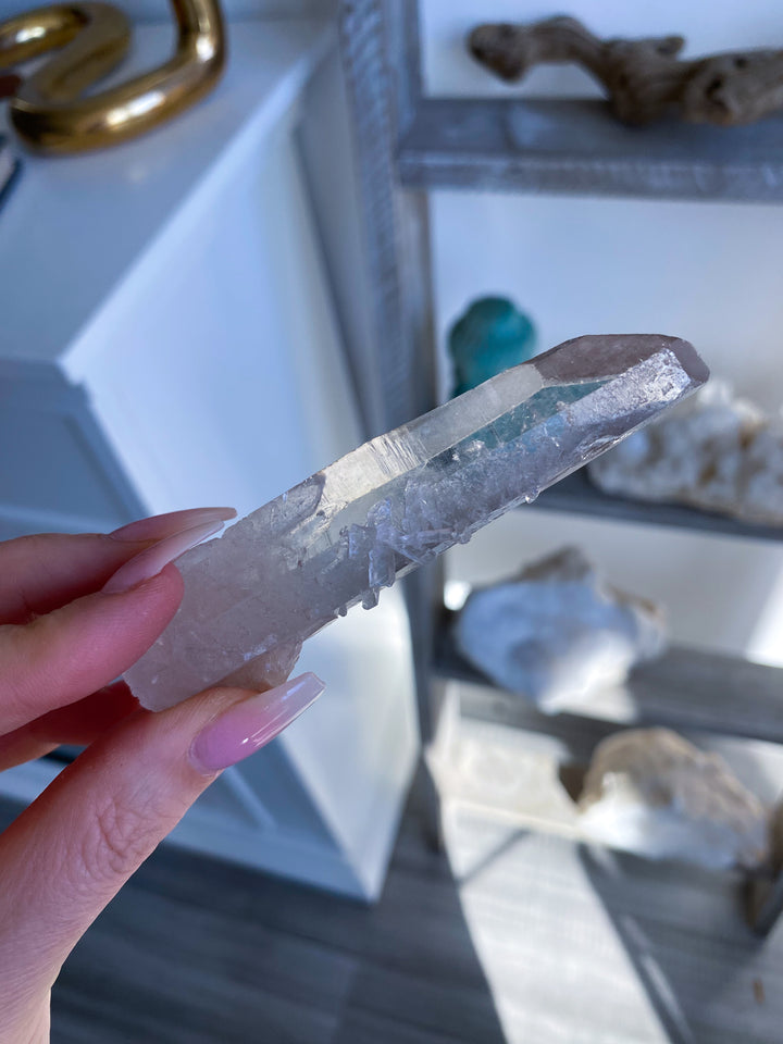 Inclusion Quartz Wand with Needles