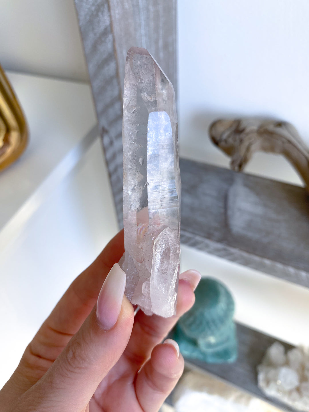Inclusion Quartz Wand with Needles