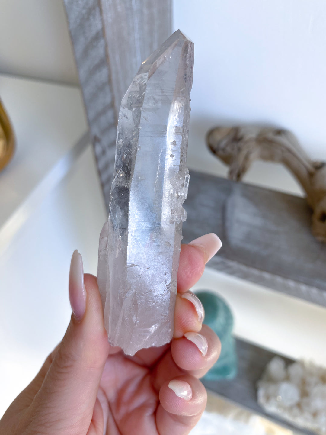 Inclusion Quartz Wand with Needles