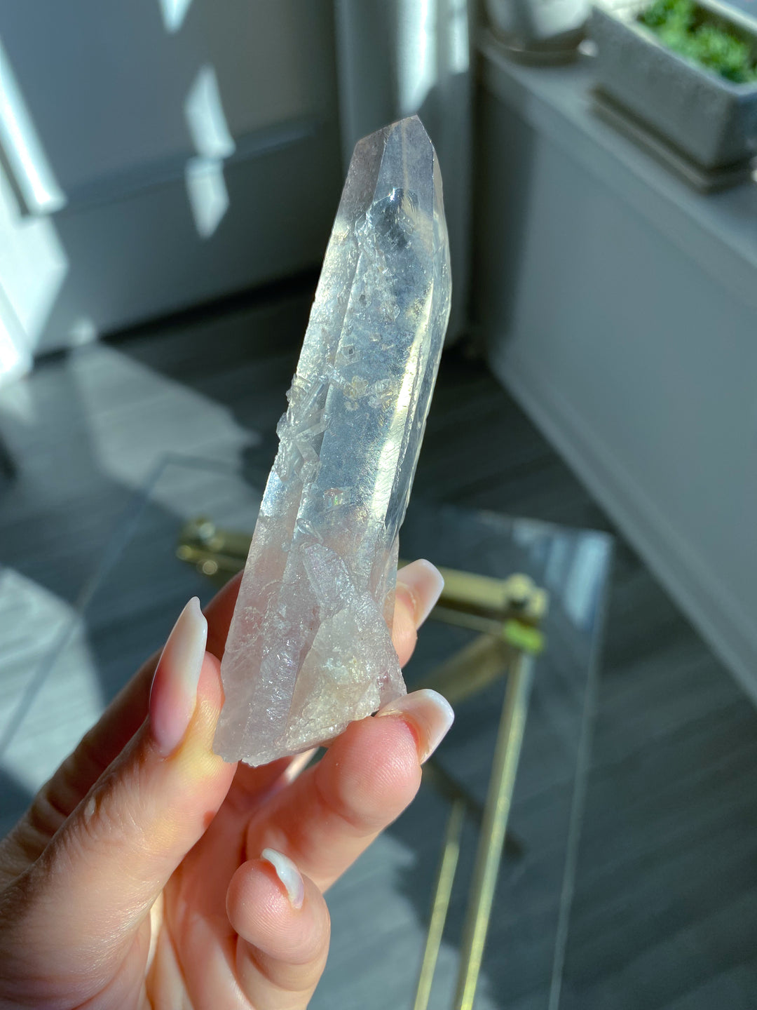 Inclusion Quartz Wand with Needles