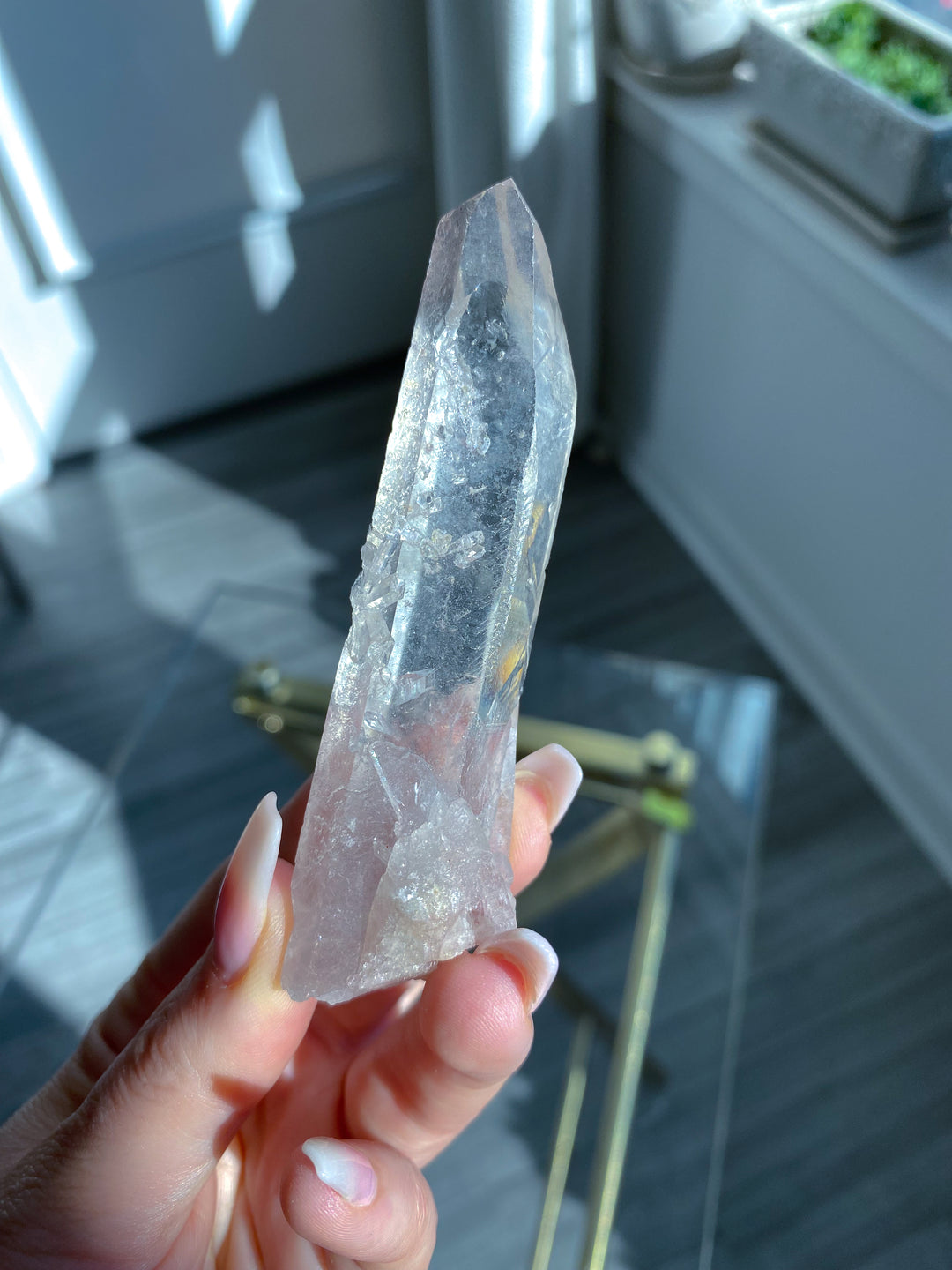 Inclusion Quartz Wand with Needles