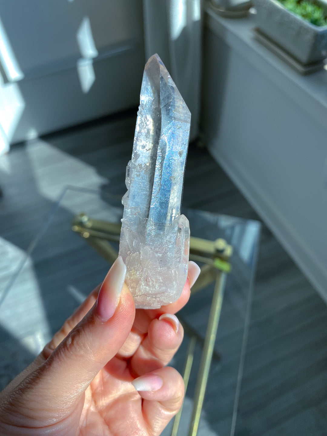 Inclusion Quartz Wand with Needles