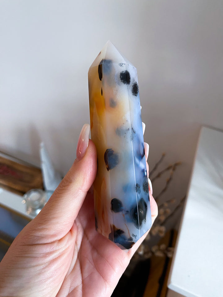 Dendritic Agate Double Terminated Wand