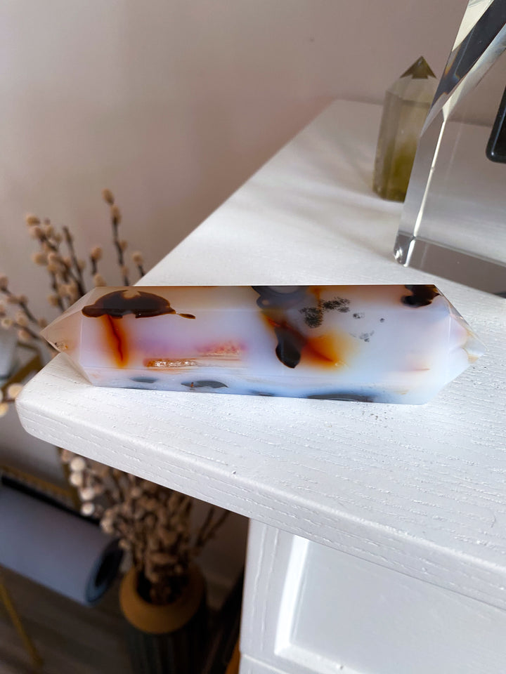 Dendritic Agate Double Terminated Wand