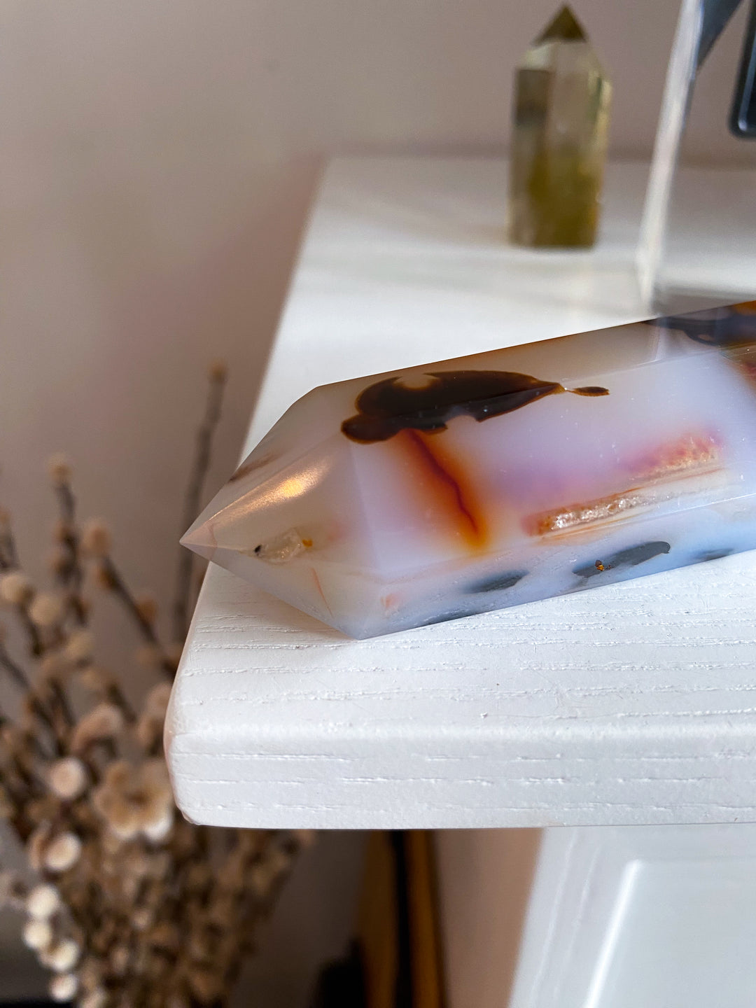 Dendritic Agate Double Terminated Wand