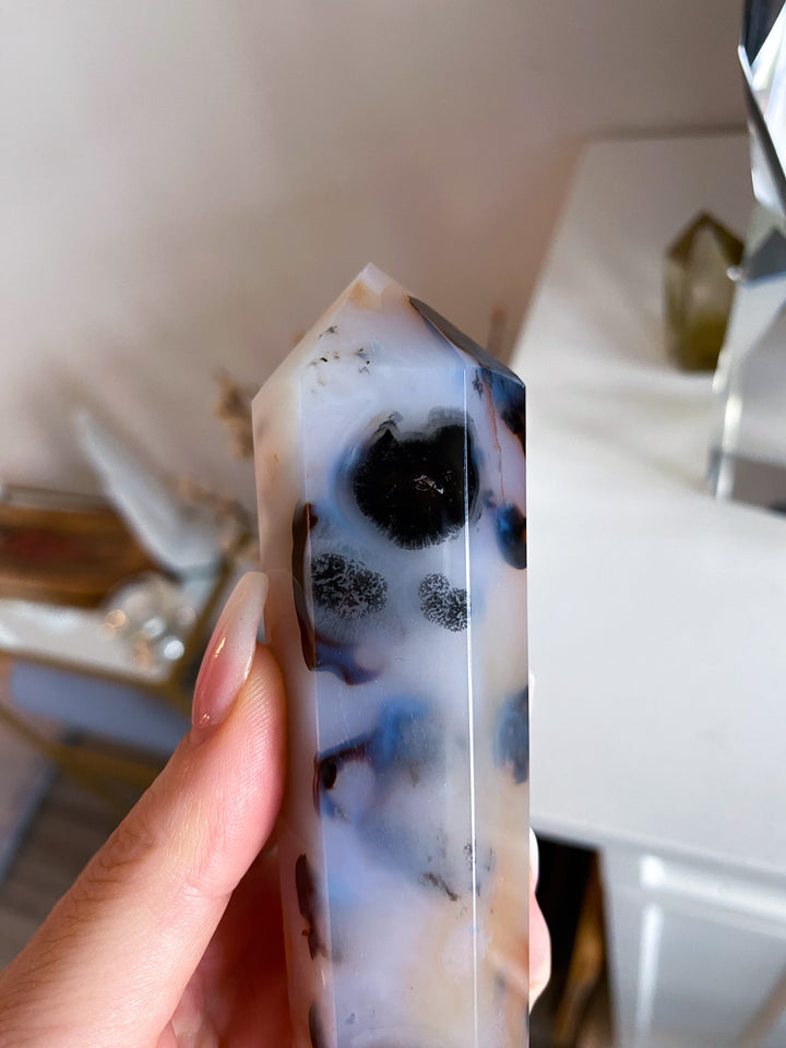 Dendritic Agate Double Terminated Wand