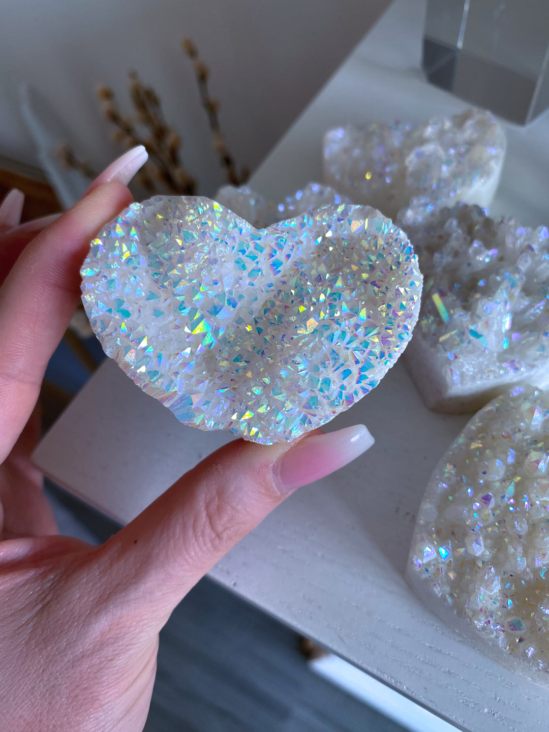 Sparkly Angel Aura Heart