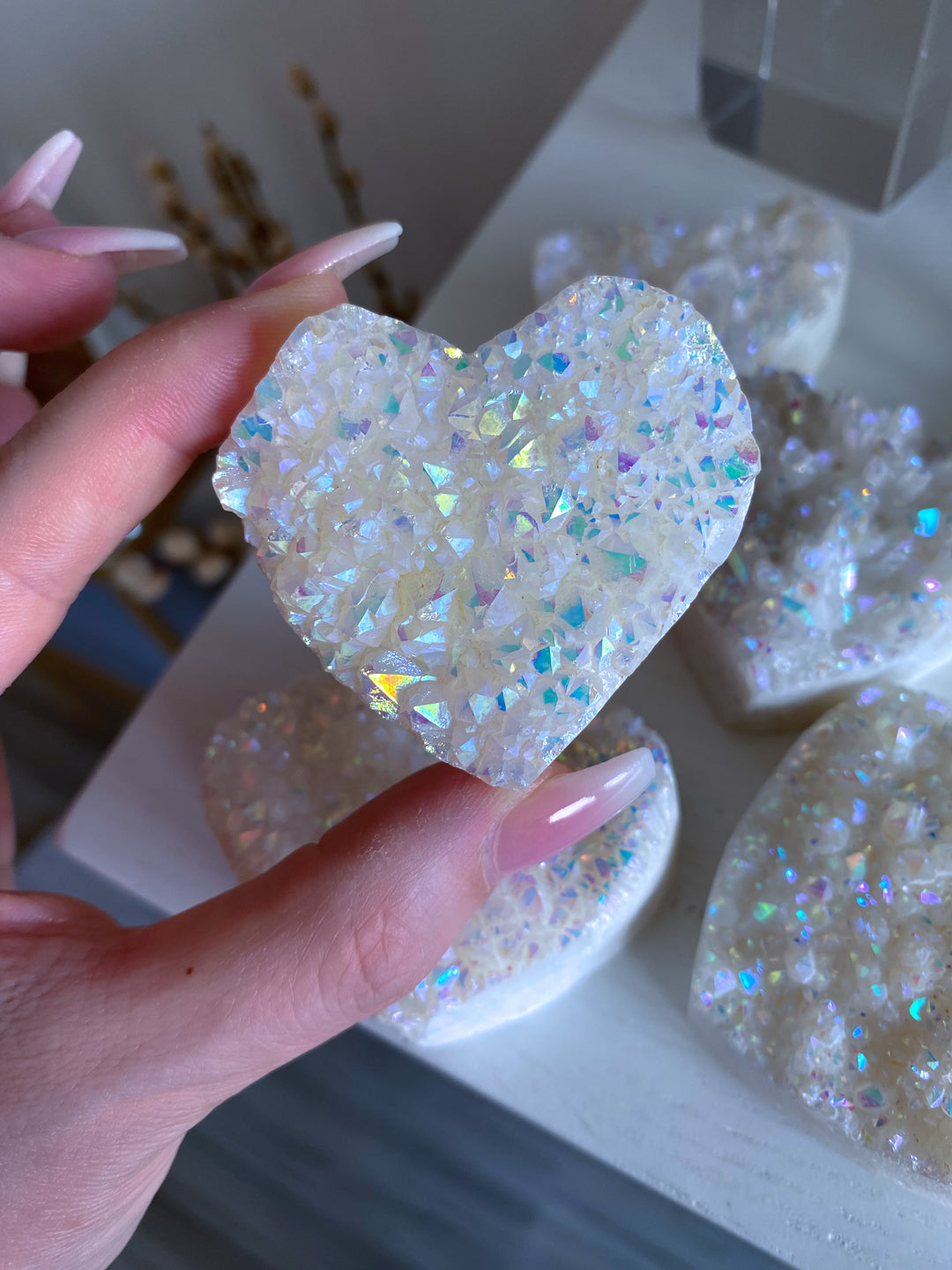 Sparkly Angel Aura Heart