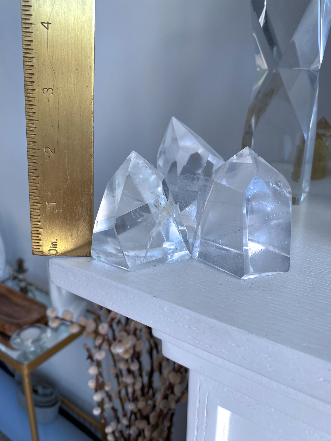 Faceted Clear Quartz Freeform