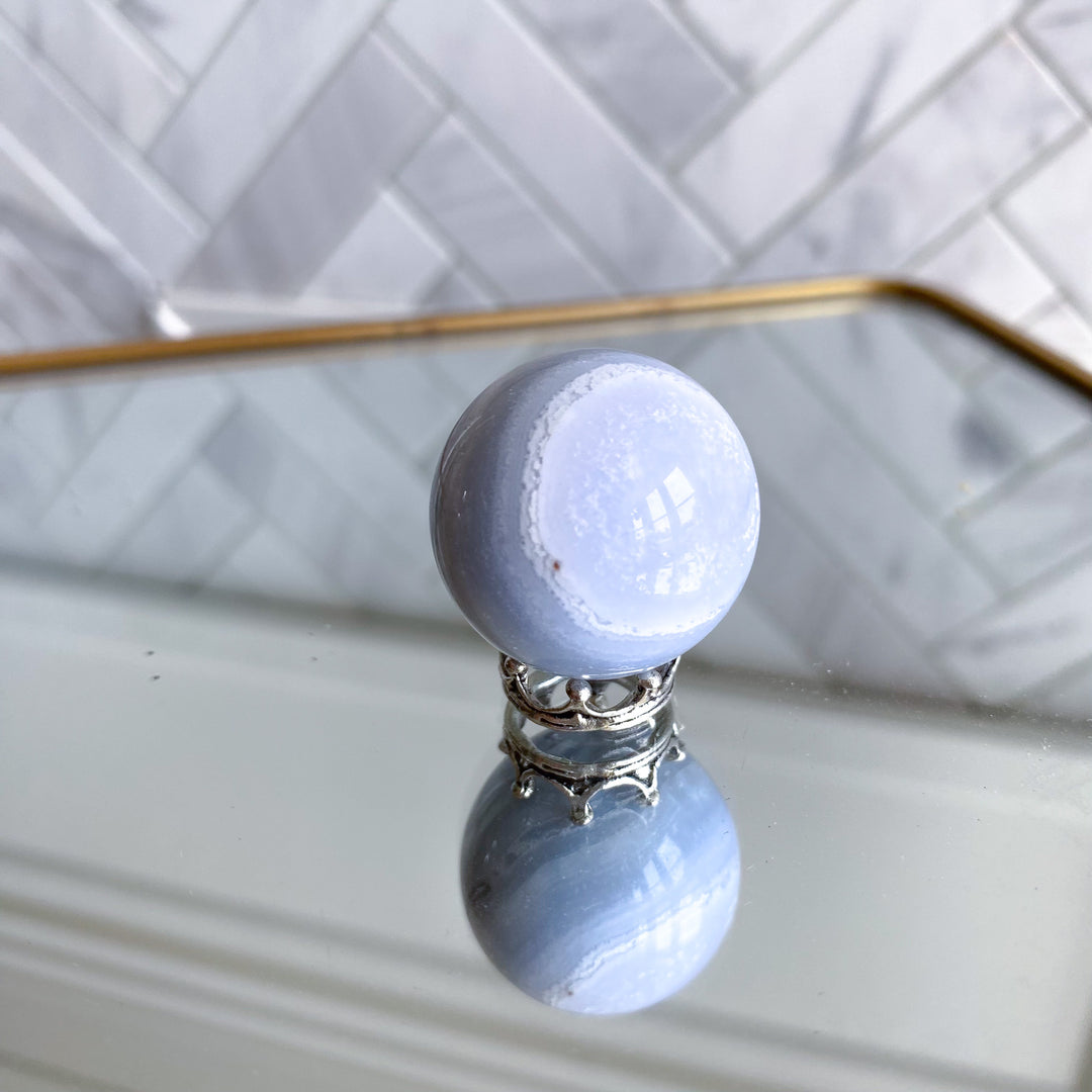 Blue Lace Agate Mini Sphere 