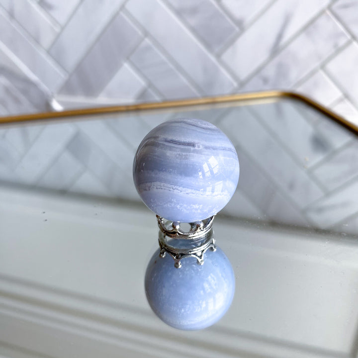 Blue Lace Agate Mini Sphere 